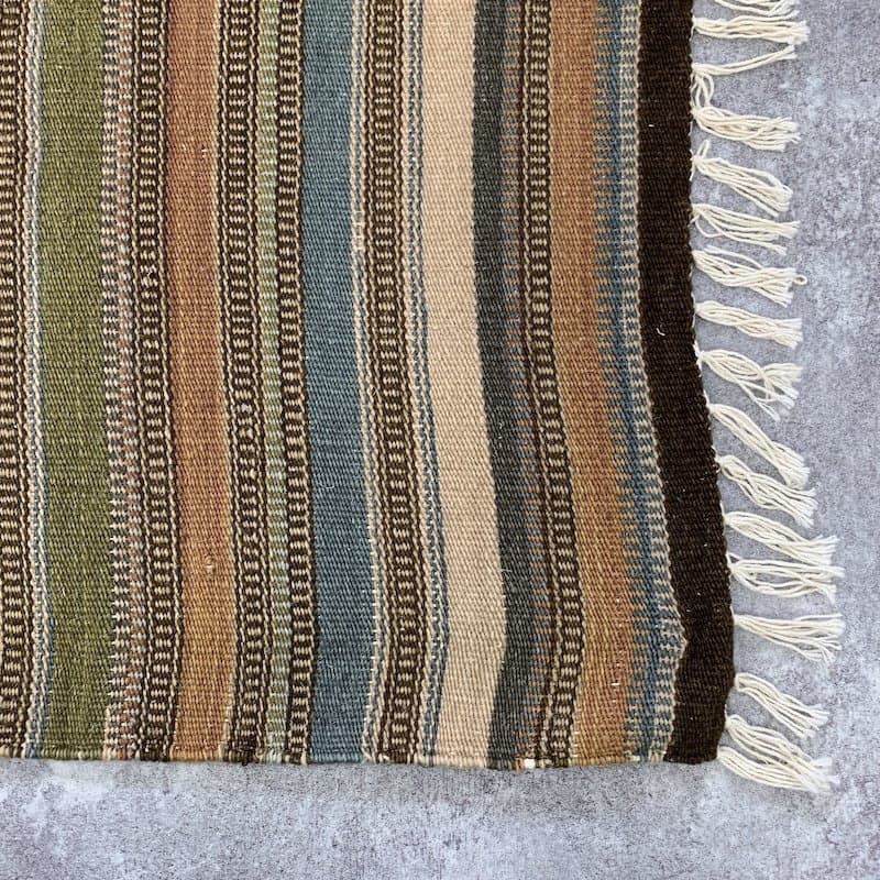 ウールマルチストライプラグ