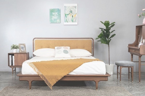 ジュリーアーチダブルベッドフレーム