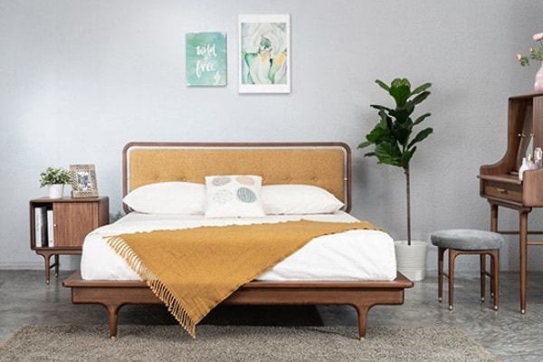 ジュリーアーチダブルベッドフレーム