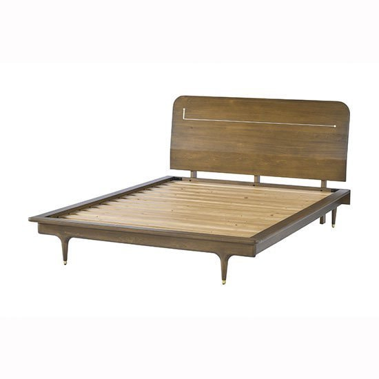 ジュリーコッパーダブルベッドフレーム