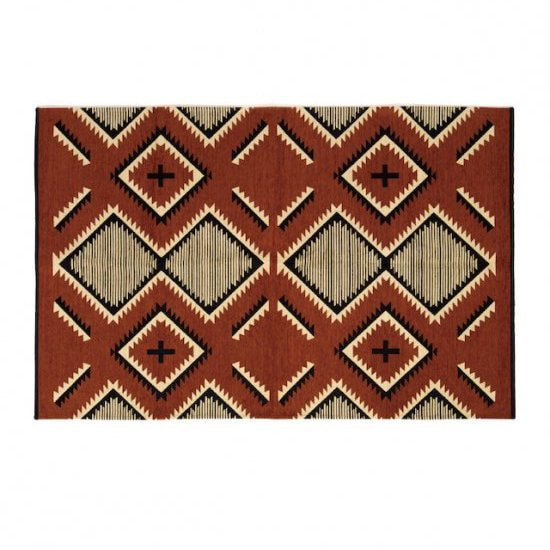 ネイティブラグバーガンディー