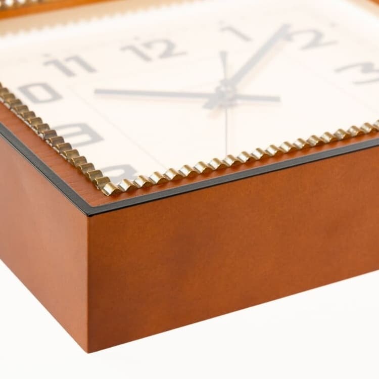 ブラスレクタングルクロック