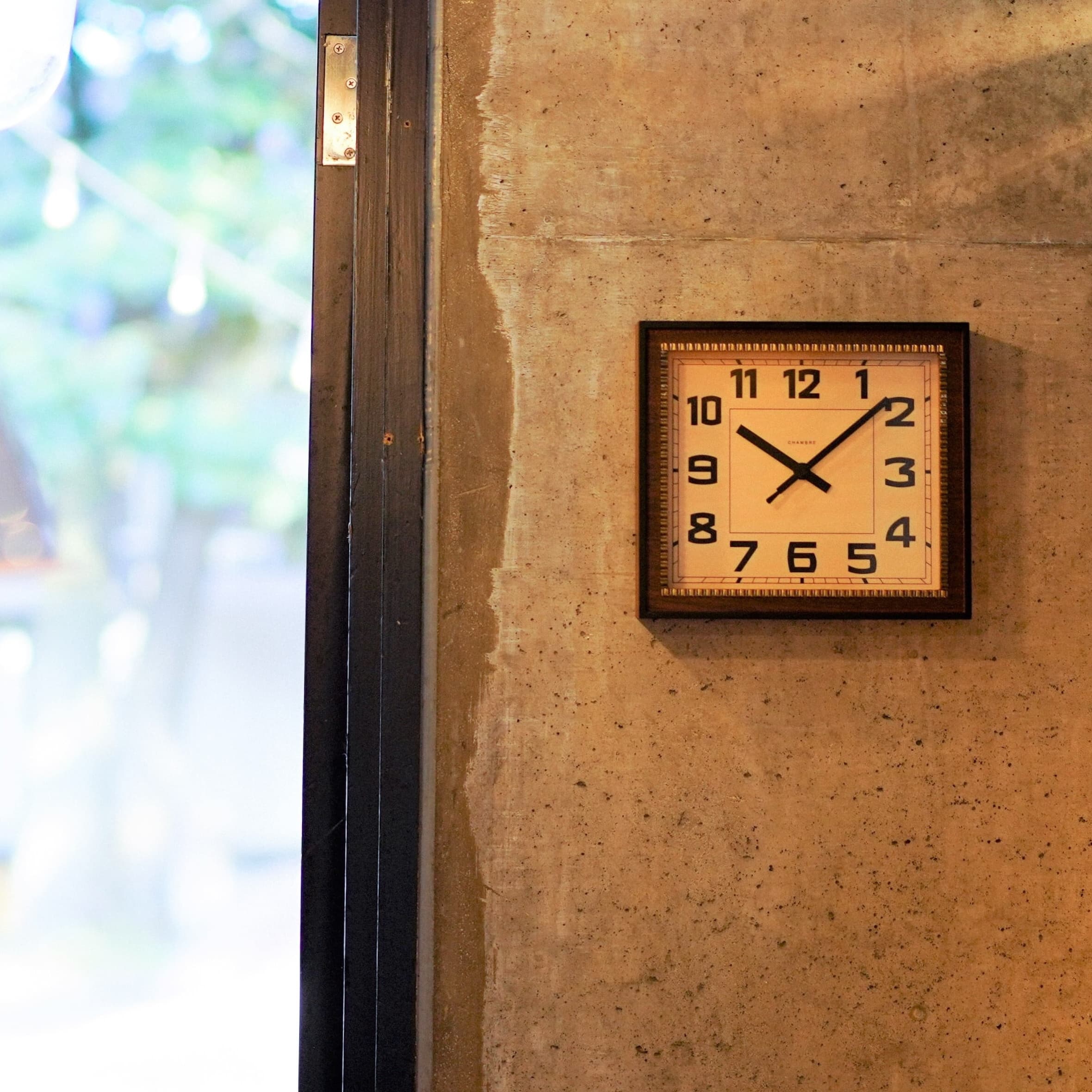 ブラスレクタングルクロック