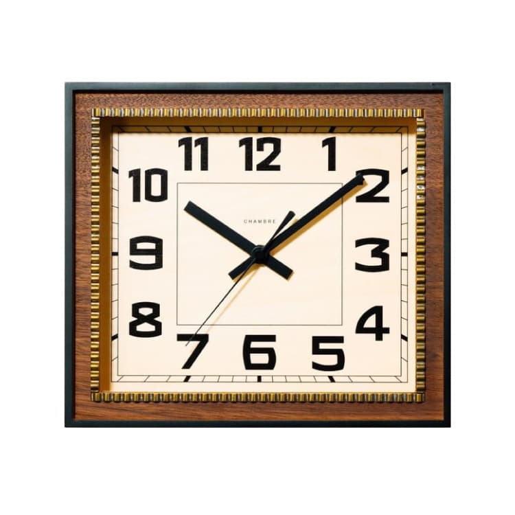 ブラスレクタングルクロック