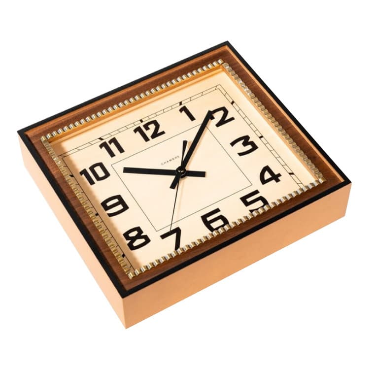 ブラスレクタングルクロック