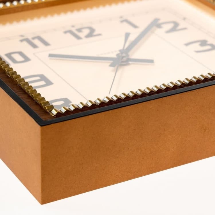 ブラスレクタングルクロック