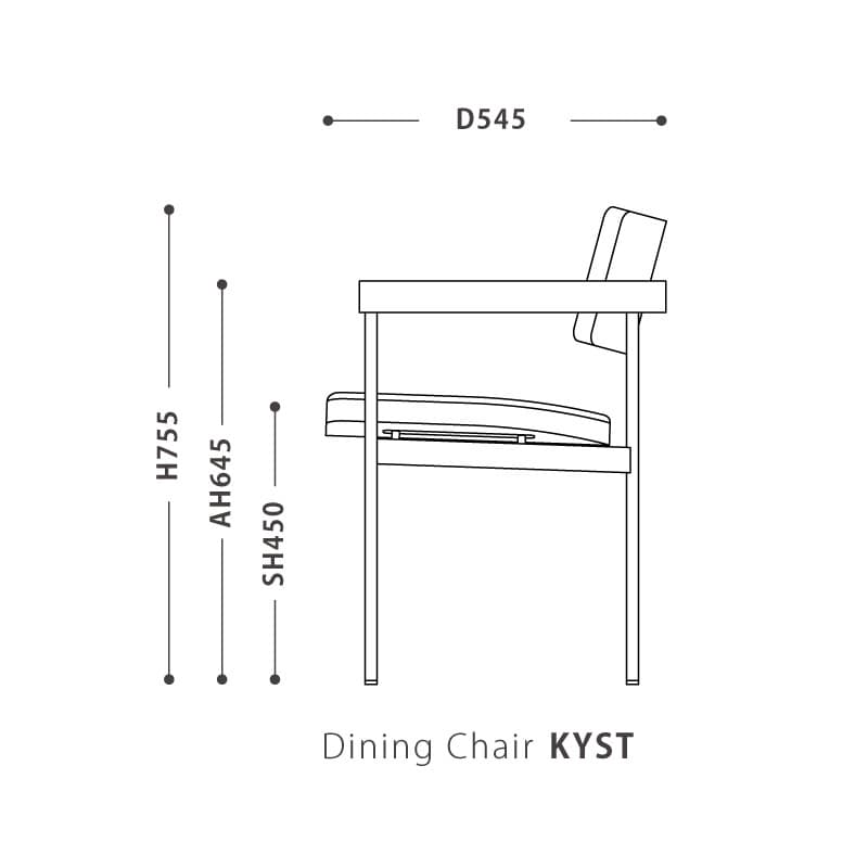 キストダイニングチェア