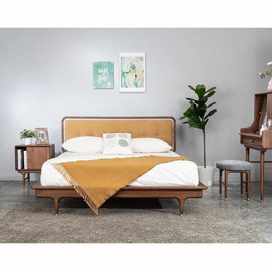 ジュリーアーチダブルベッドフレーム