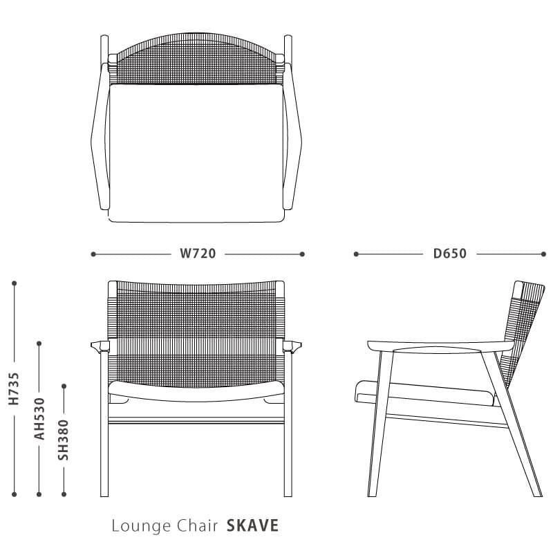 スケイブラウンジチェア