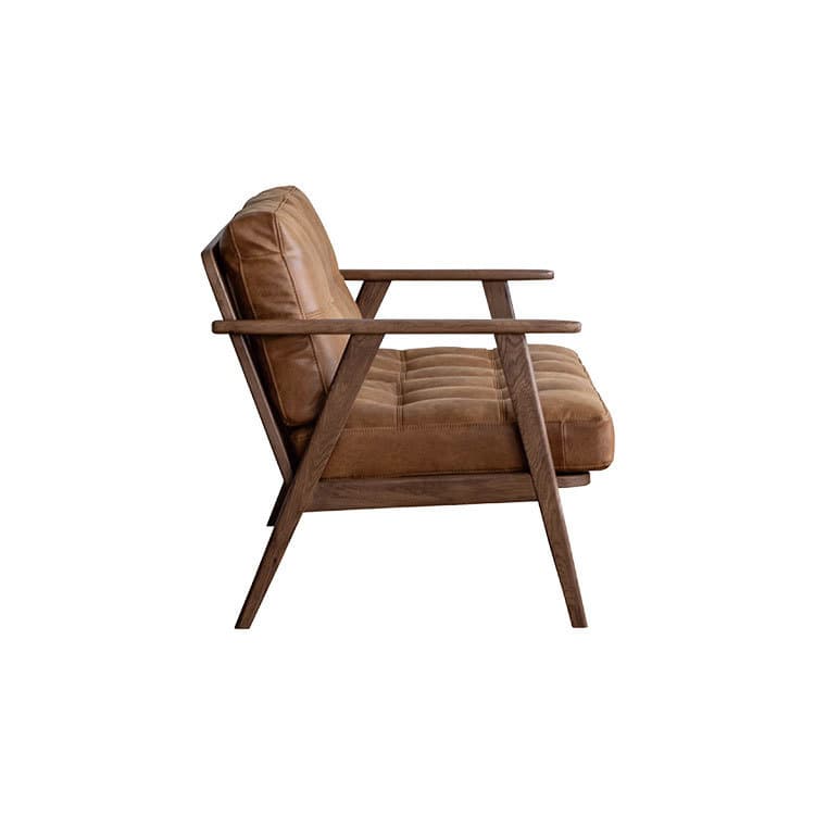 ハリス1人掛けソファオーカーブラウン