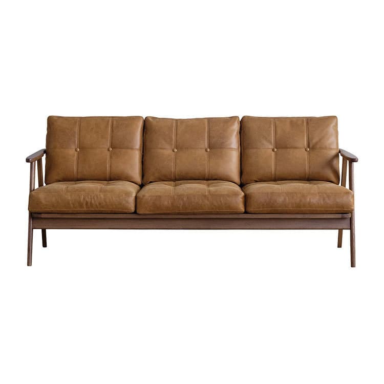 ハリス3人掛けソファオーカーブラウン