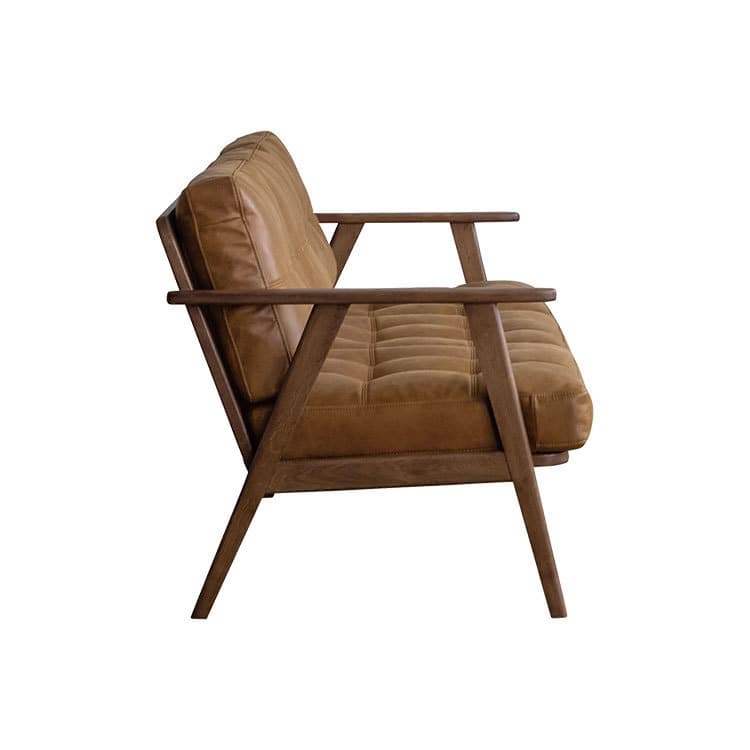 ハリス3人掛けソファオーカーブラウン